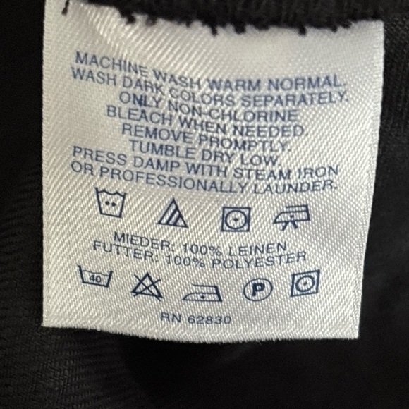 LANDS’ END, 100% Linen Dress. Size 16 - Picture 8 of 8